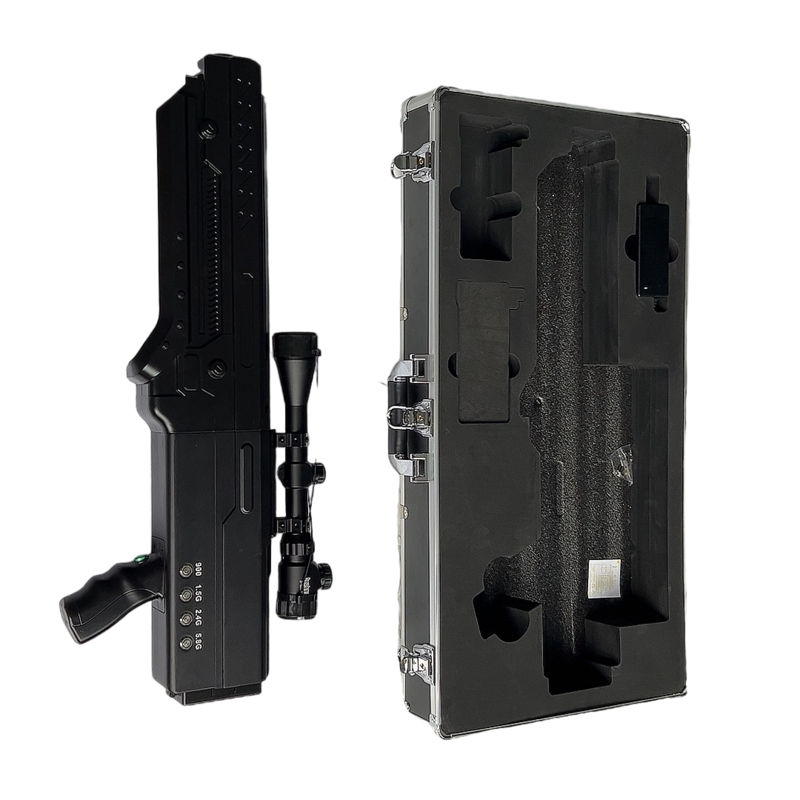  隆回手持便携式枪型低空防御反制四通道A型