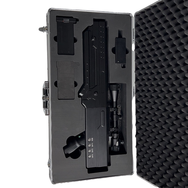  隆回手持便携式枪型低空防御反制四通道B型